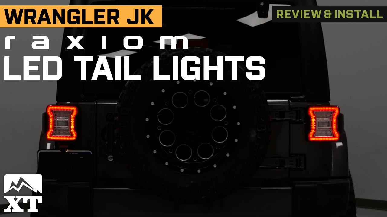 Jeep Wrangler JK Raxiom LED Tail Lights Review & Install