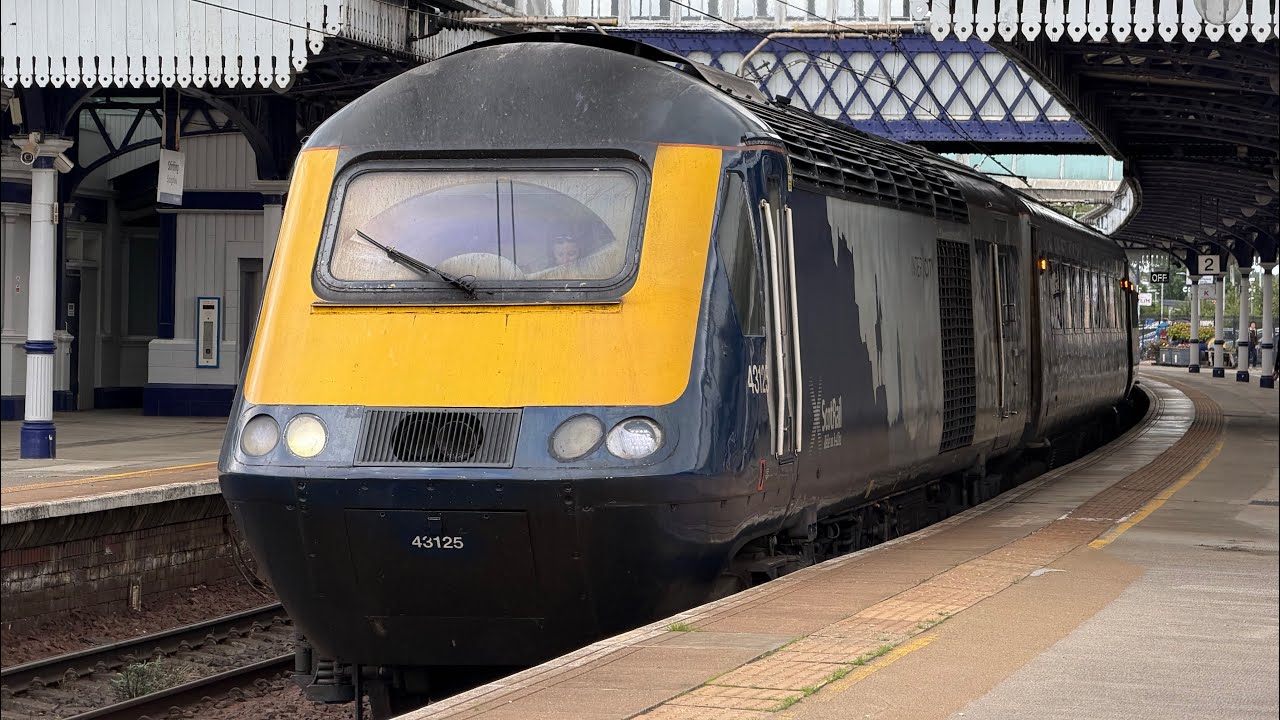 ScotRail Inter7City 43125 & 43175 depart Stirling with a service to Aberdeen - 17/6/26