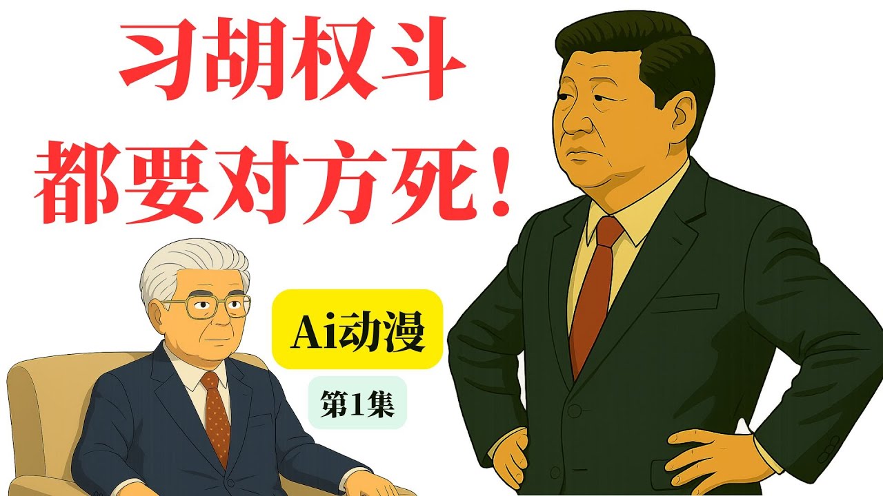 Ai 動漫獨家披露，中南海逼宮大戲 ！習近平、胡錦濤权斗大升级！中南海Ai動漫 | 第1集