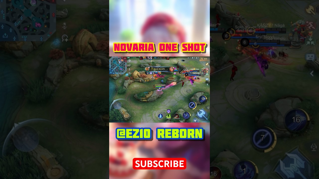 NOVARIA ONE SHOT! Novaria Best Build 2024! #mlbb #mlbbshorts #mlbbindonesia #novaria