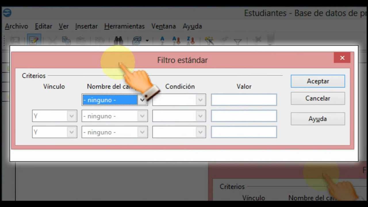 CREAR BASE DE DATOS EN OPENOFFICE