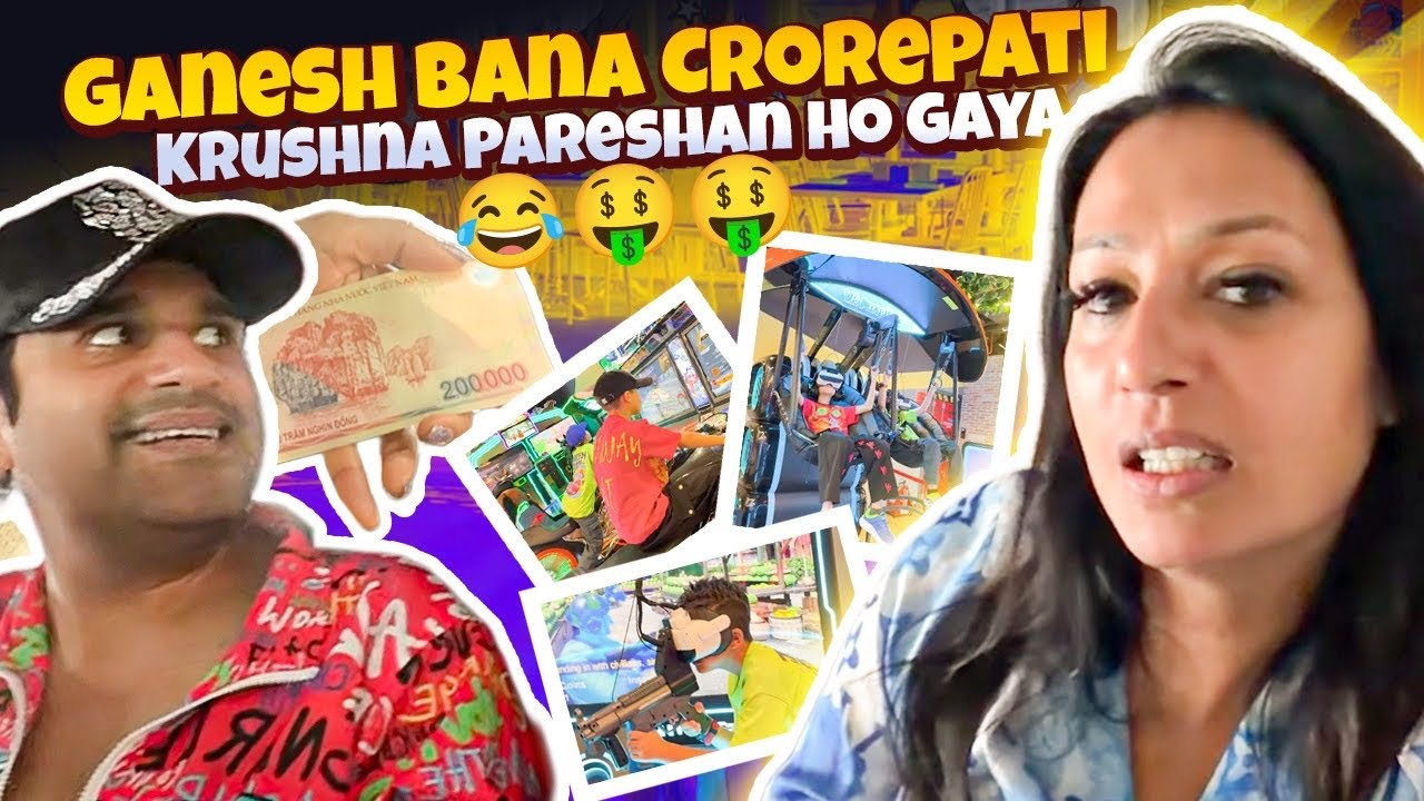 Ganesh Bana Crorepati 😂 I Krushna ko pareshan kar diya I Chiku Piku I @KrushnaKashmera