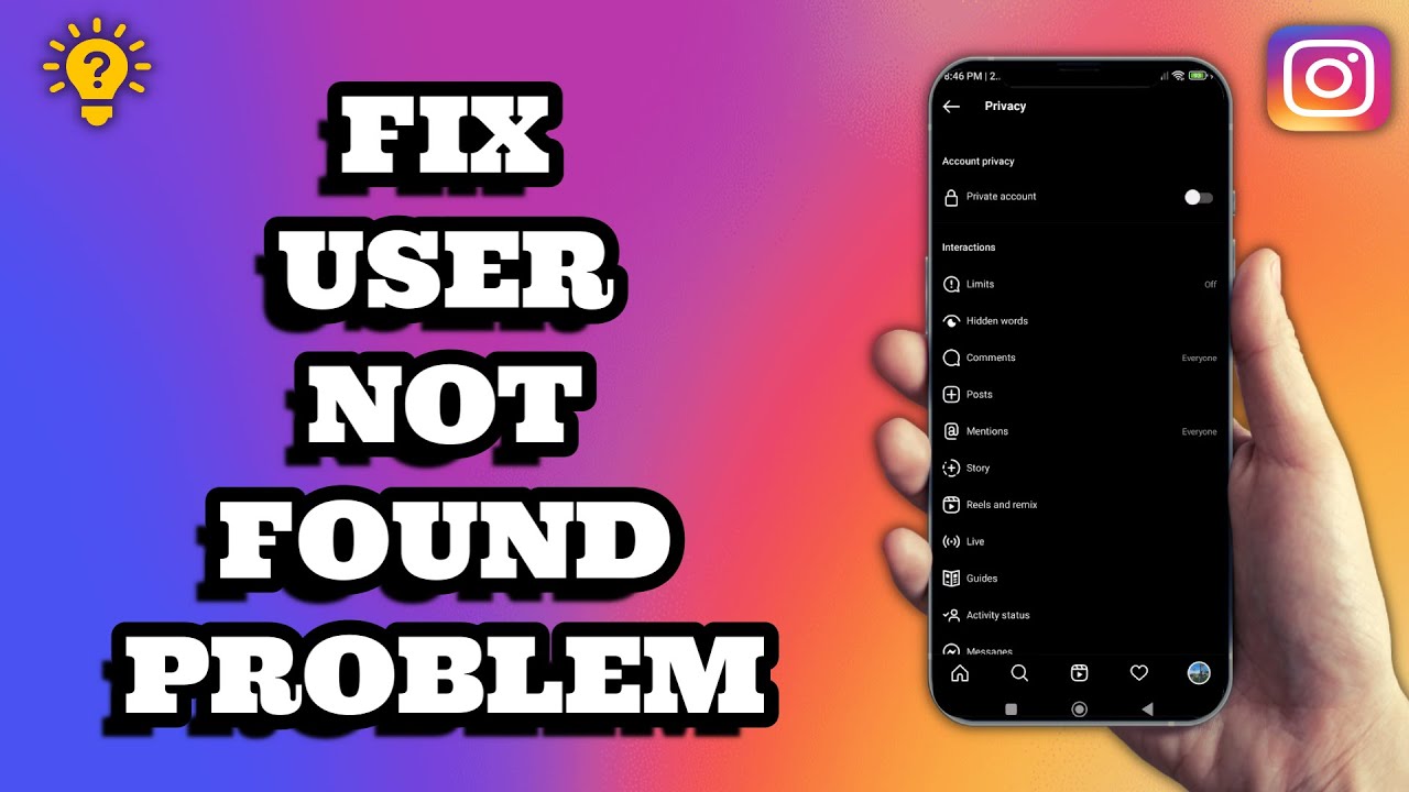 How To Fix Instagram User Not Found Problem | Social Tech Insider