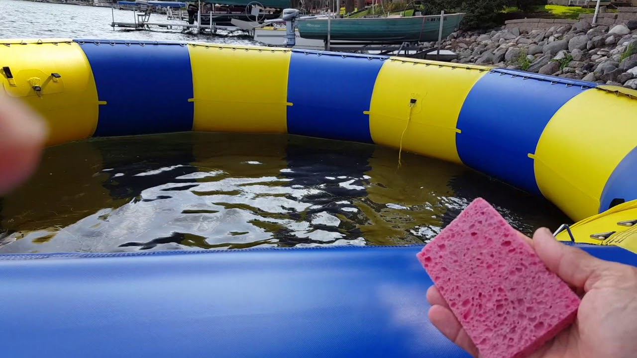How to take down and clean your Water Trampoline