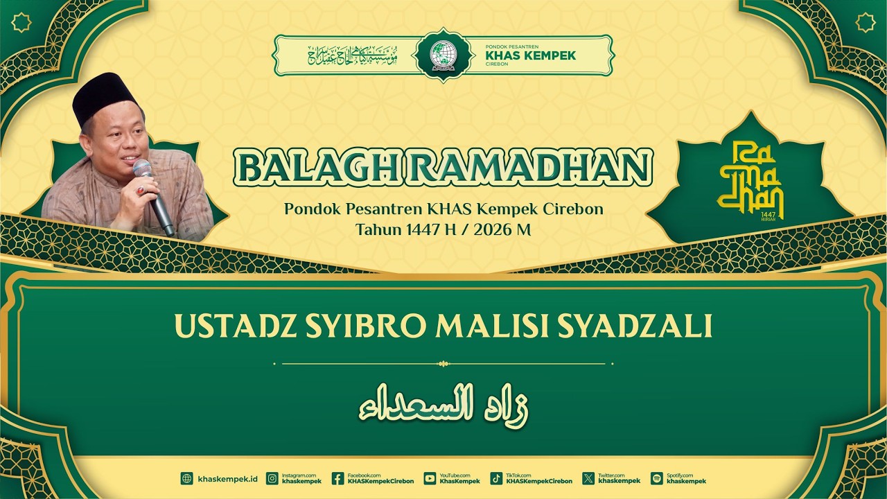 🔴 [LIVE] NGAJI RAMADHAN | KITAB Zaad al-Su'ada | Ustadz Syibro Malisi