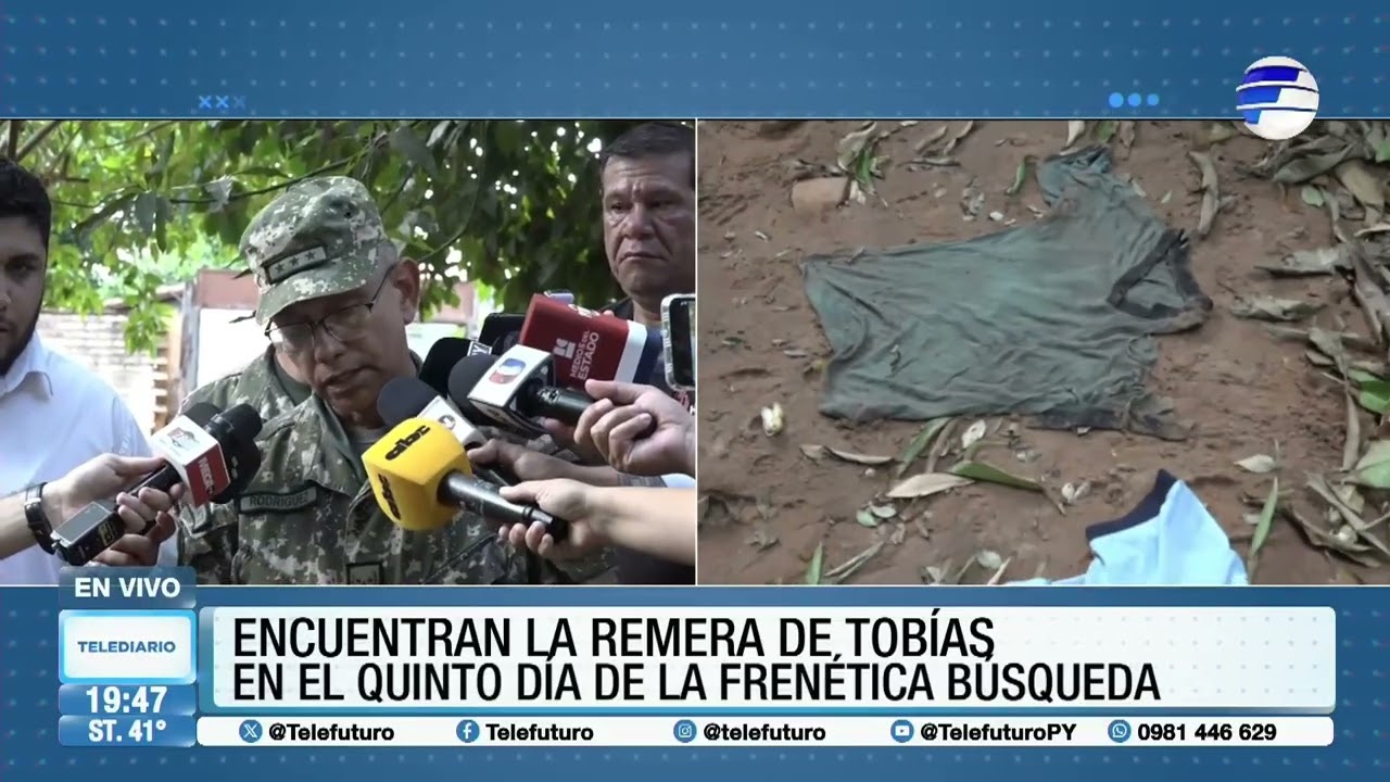 Hallaron restos de la remera del pequeño Tobías