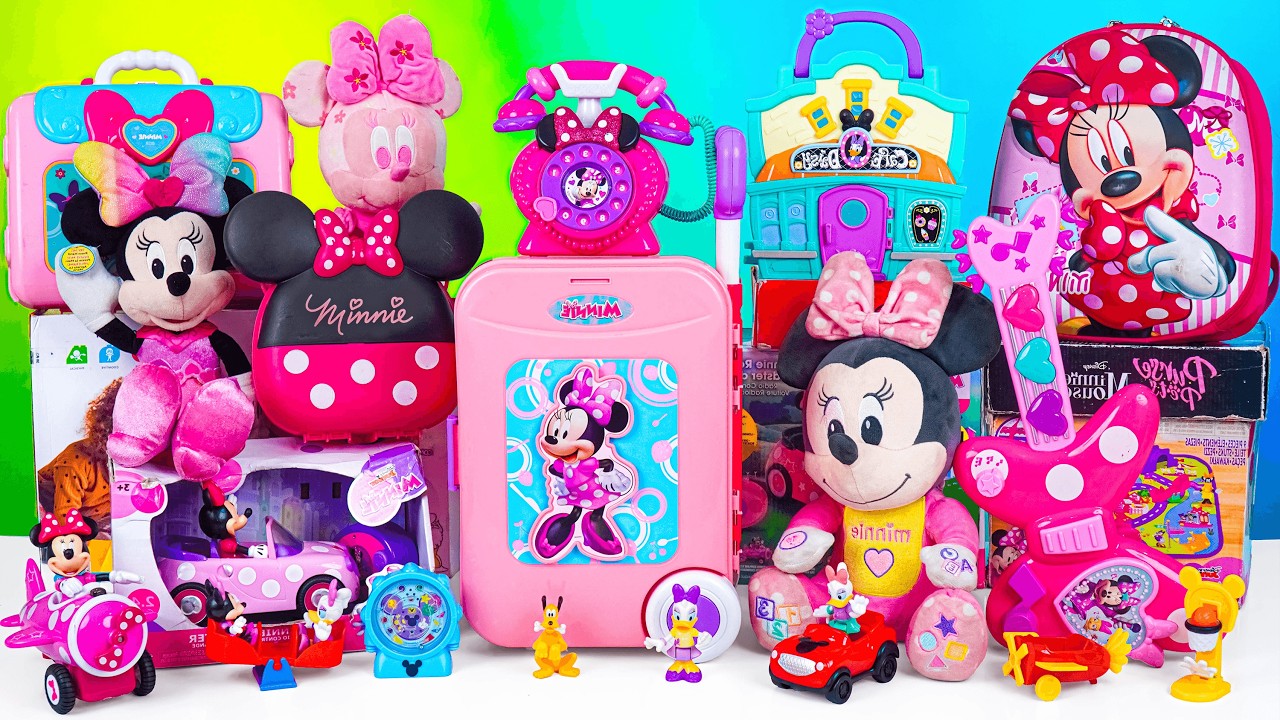 Satisfying with Unboxing Disney Minnie Mouse Happy Phone Playset | Review Toys ASMR
