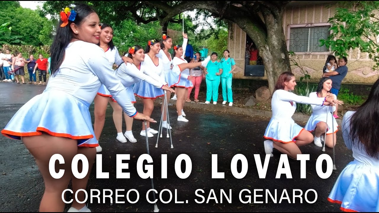 COLEGIO ADOLFO LOVATO | Desfile del Correo Col. San Genaro, Sonsonate.
