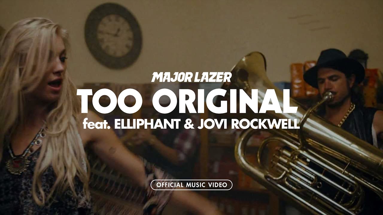 Major Lazer -  Too Original (feat. Elliphant & Jovi Rockwell) [Official Music Video]