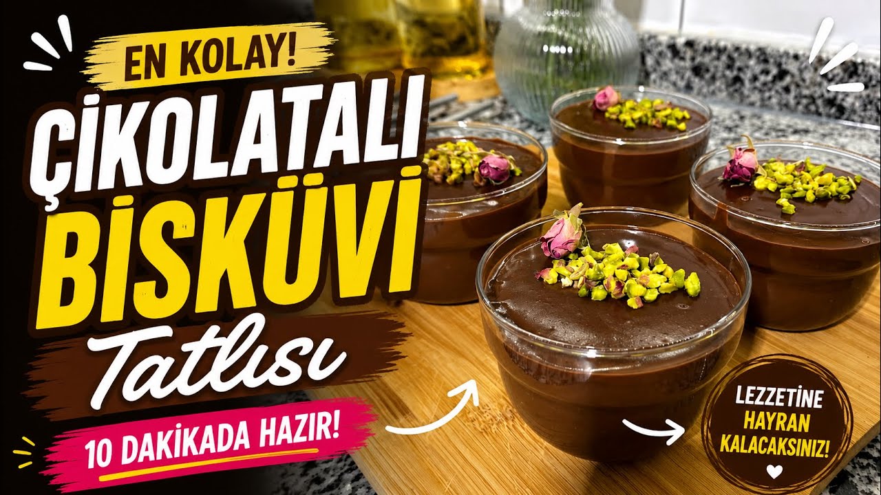 Viral Olan Çikolatalı Bisküvi Tatlısı Tarifi💯👌#bisküvi #tatlı #pratiktatlitarifleri #pratiktarifler 