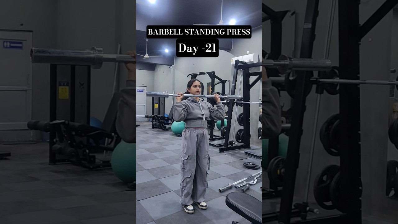 BARBELL STANDING PRESS