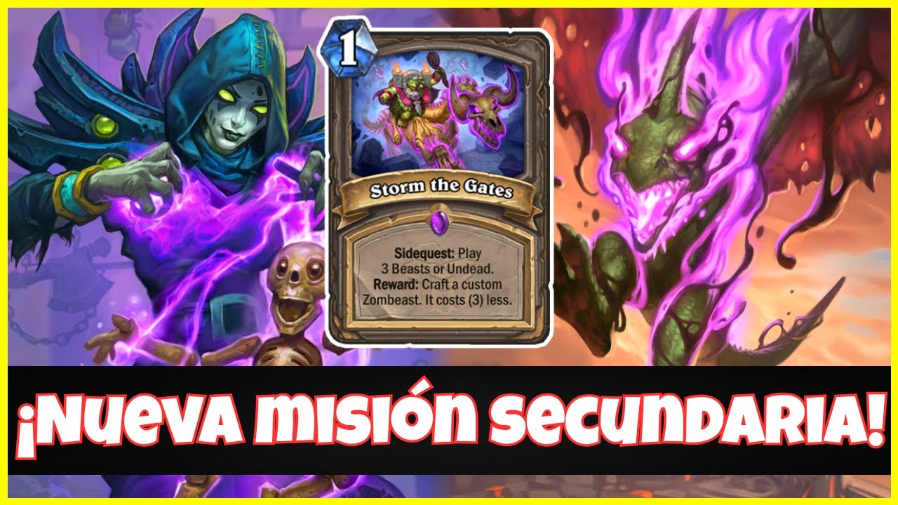 ¡Probando la NUEVA MISIÓN secundaria! ¿Renta o no? [Hearthstone Estándar Español]