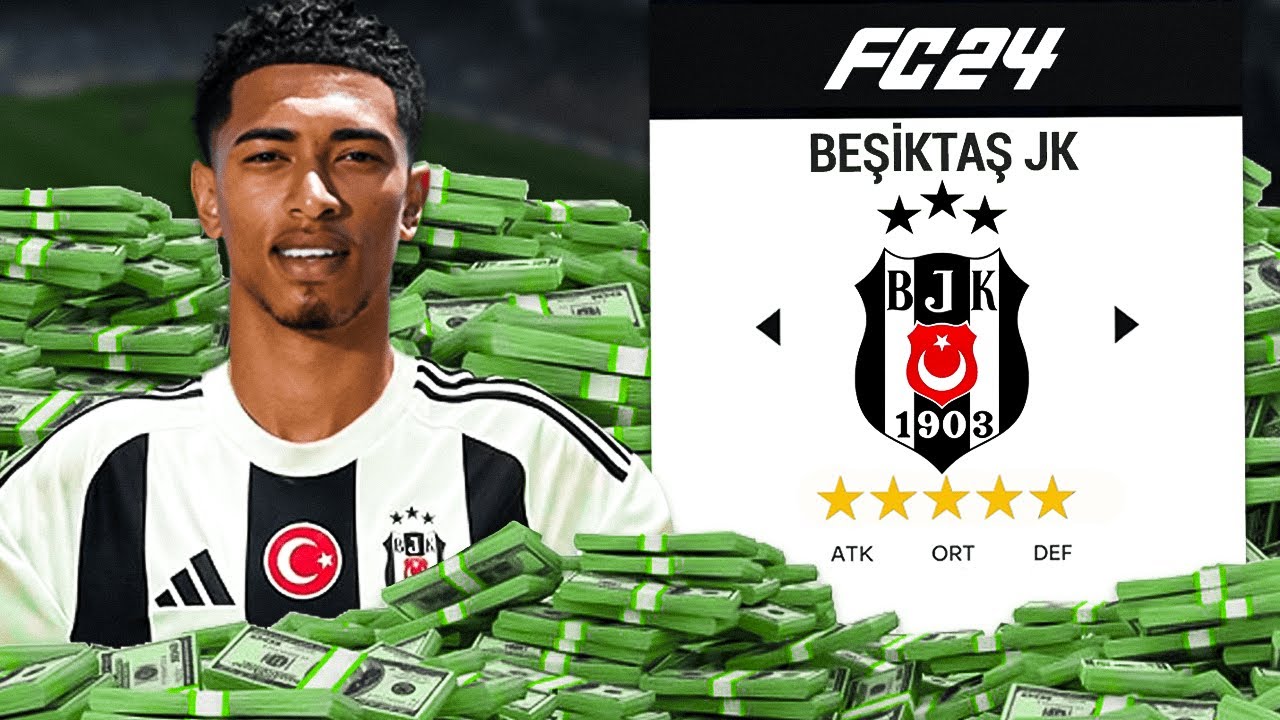 1 MİLYAR EURO BÜTÇE İLE BEŞİKTAŞ REBUİLD ! EA FC 24 REBUİLD