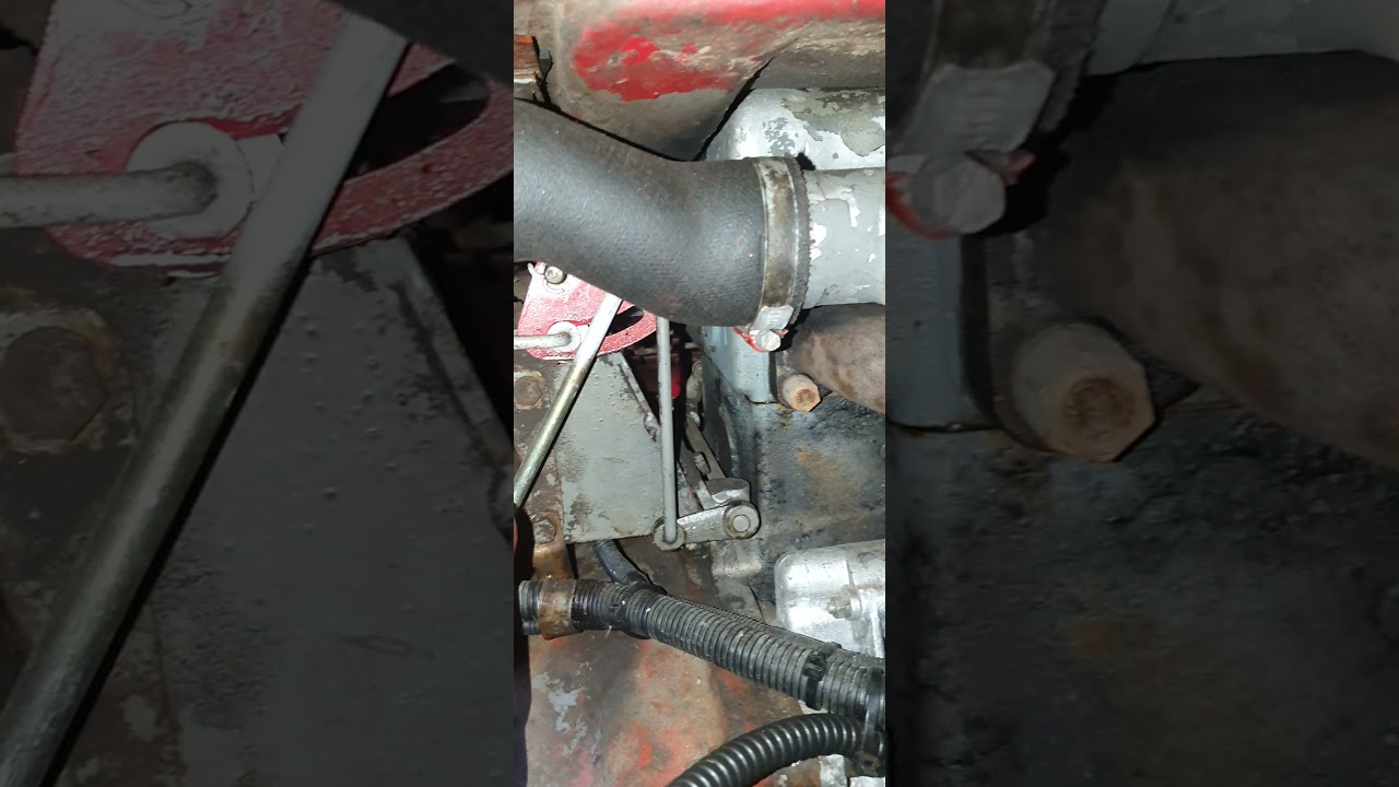 massey ferguson FE35 foot throttle linkage 23c engine