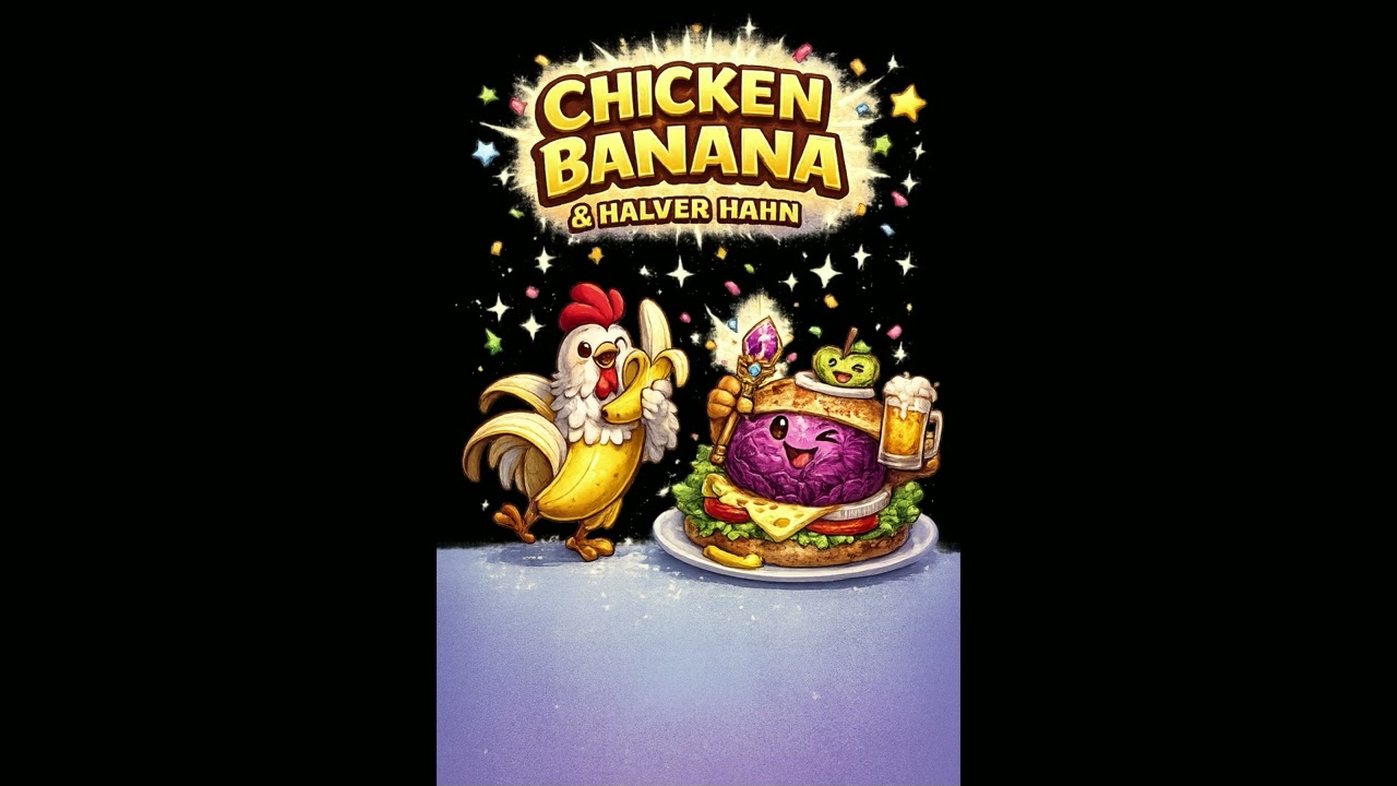Chicken, Banana und ein Halver hahn