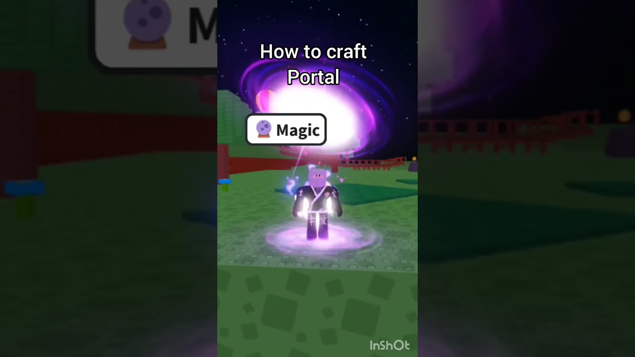 How to craft portal aura in aura craft#aura #craft #roblox