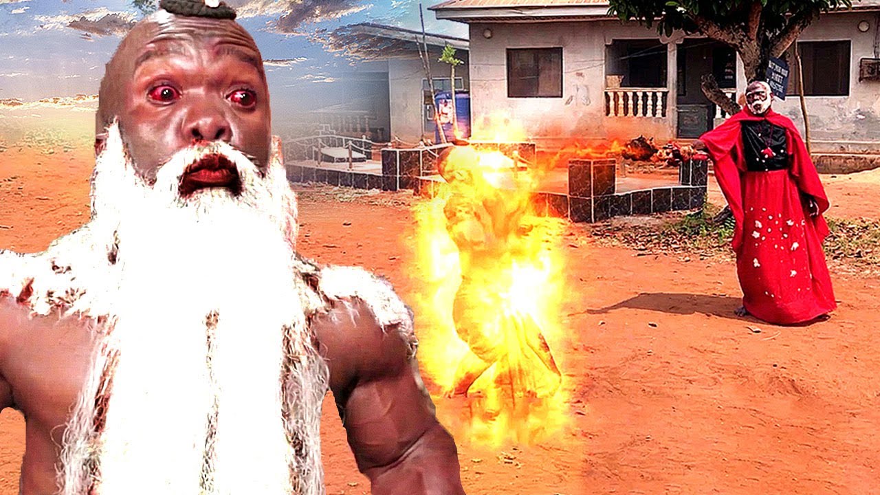 No African Power Tussle Ritual Is As Scaring As Dis Horror Movie Of KANAYO O KANAYO- Nigerian Movies