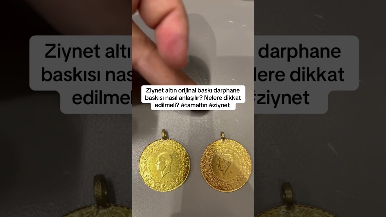 Ziynet altın orijinal baskı darphane baskısı nasıl anlaşılır? Nelere dikkat edilmeli? #tamaltın