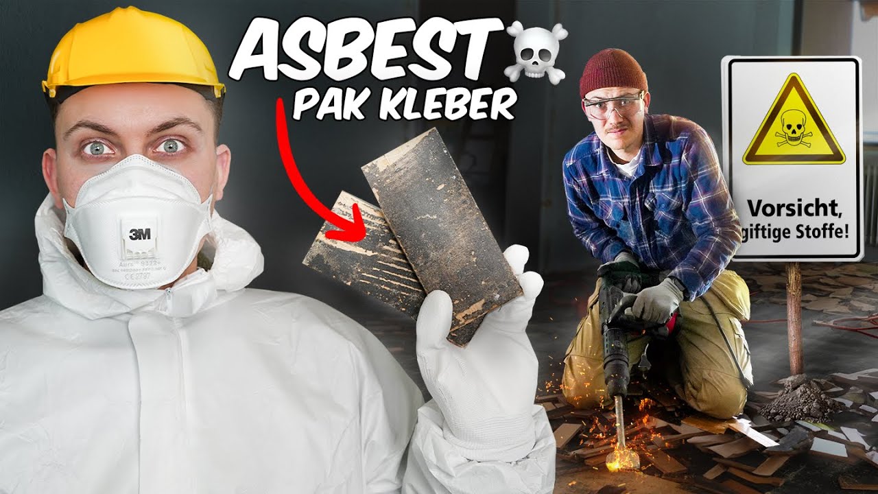 BAUSTOPP!? Asbest und PAK Klebstoff im Parkett? 💀🚧 Wohnungsprojekt in GEFAHR! ⚠️