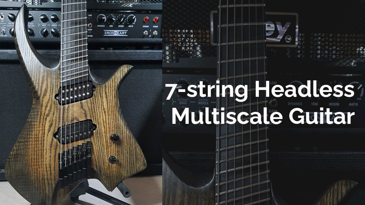 How I Built My First 7-string Headless Multiscale Guitar
