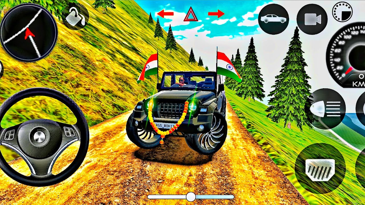 Dollar (Song) Modified Mahindra Black  Thar👿 || Indian Cars Simulator 3D || Android Gameplay Part 2