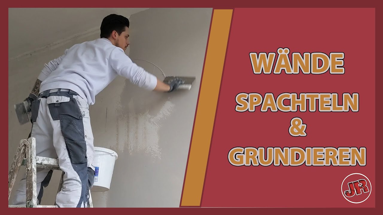 Wände spachteln & grundieren