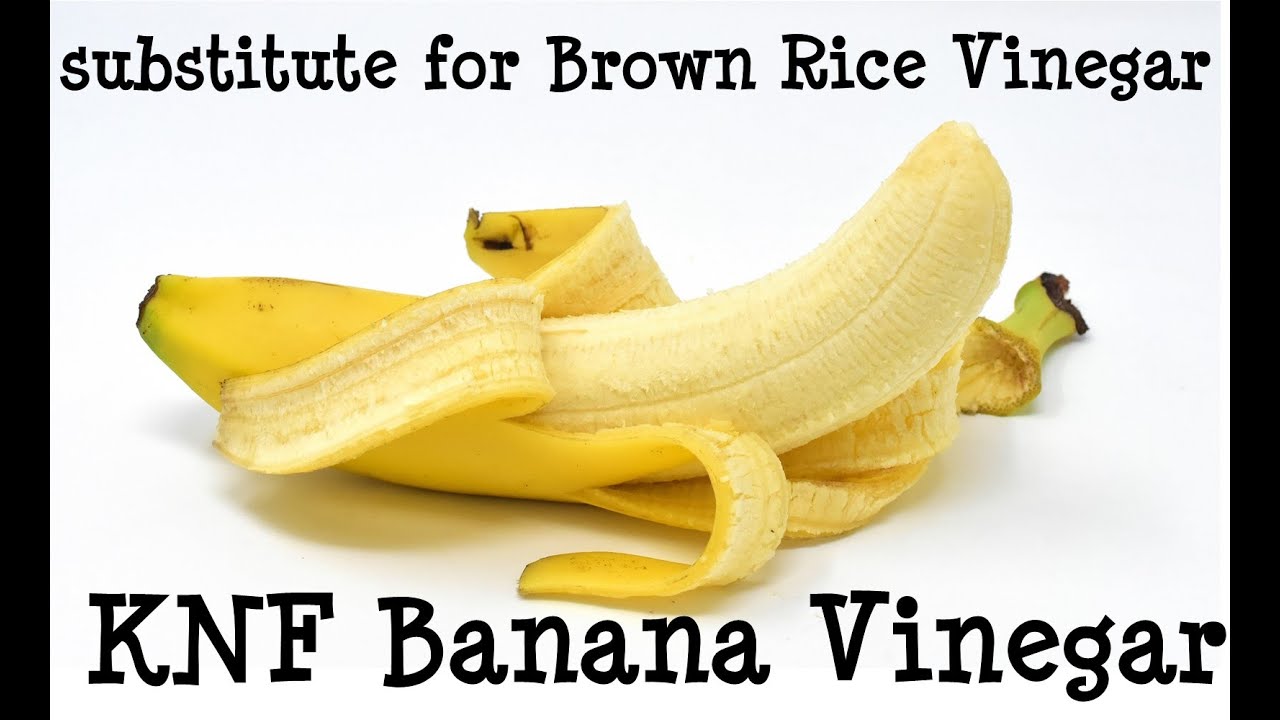 How to make KNF Banana Vinegar as a substitute for KNF Brown Rice Vinegar + KNF FFJ Banana ■ VLOG #6