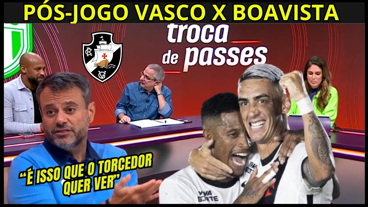 🚨 IIMPRENSA REPERCUTE VITÓRIA DO VASCO E DESTACA: “ESSE TIME EVOLUIU