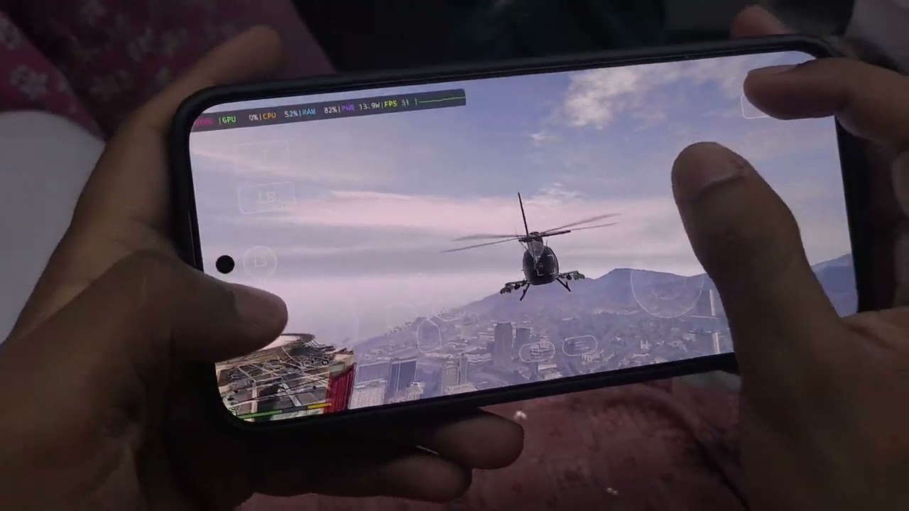Gta 5 in metro using poco f7  
