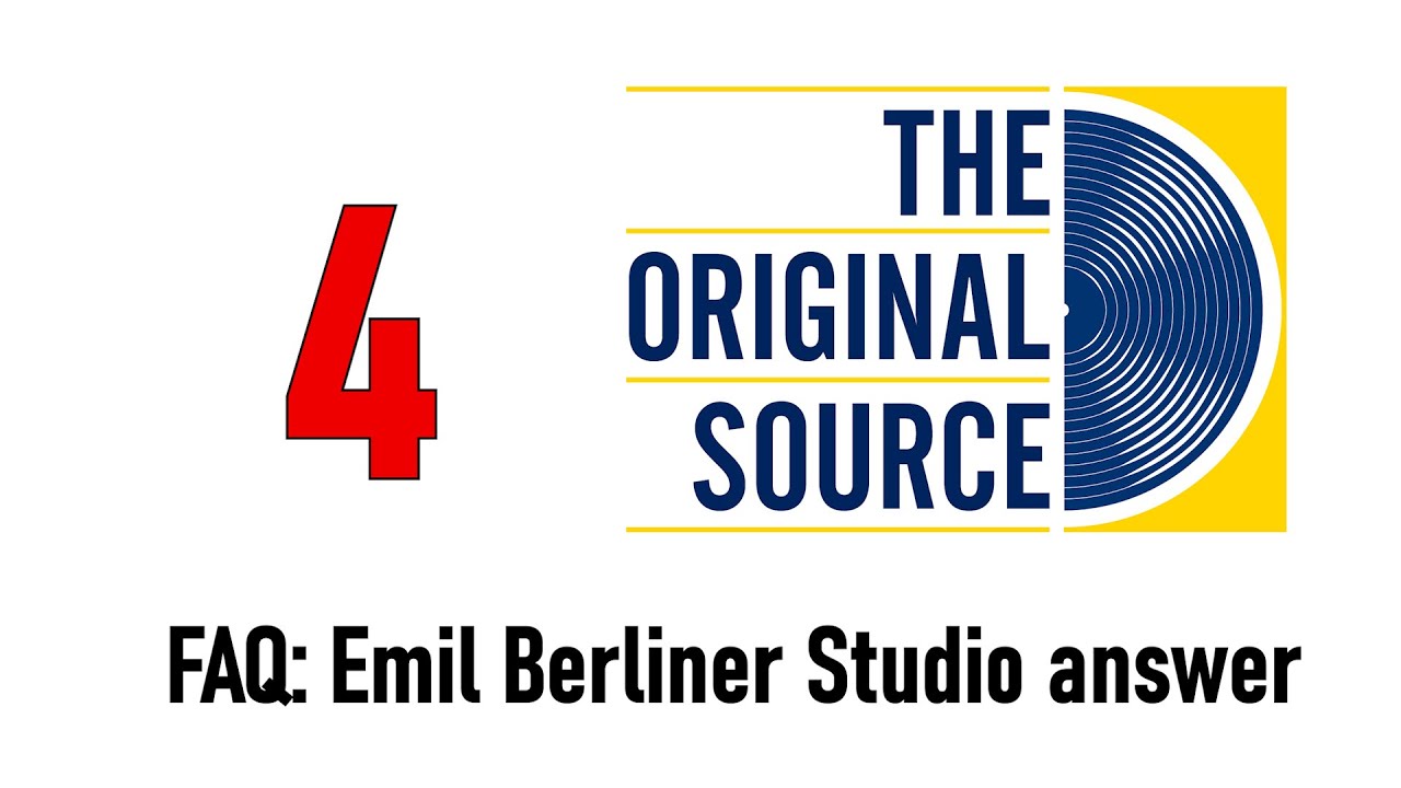 Original Source Series FAQ #4 - Answered by Sidney and Rainer from Emil Berliner Studios