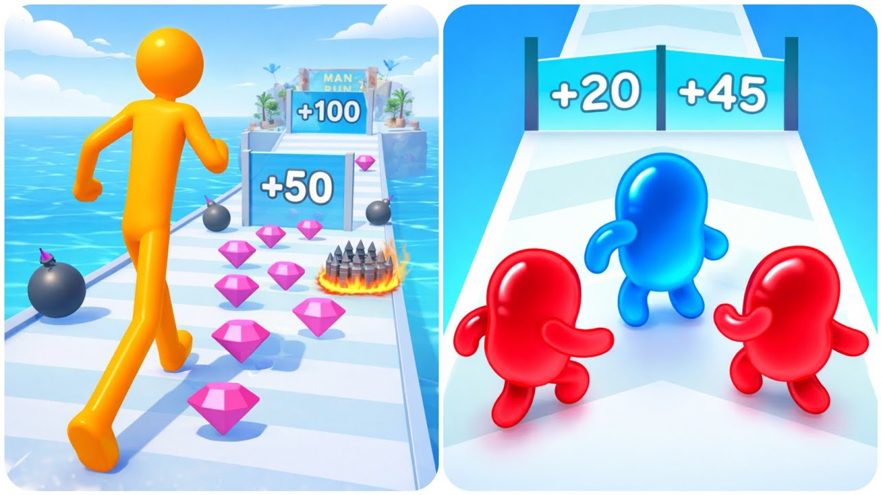 Tall Man Run vs Join Blob – Pro vs noob Max Level Gameplay Update