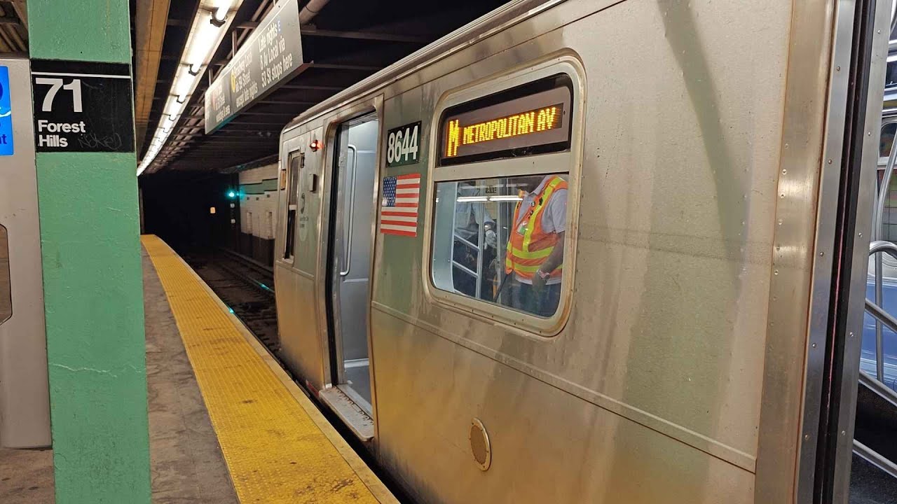 NYC Subway IND R160A (M) Train From Forest Hills-71 Av to Middle Village-Metropolitan Avenue