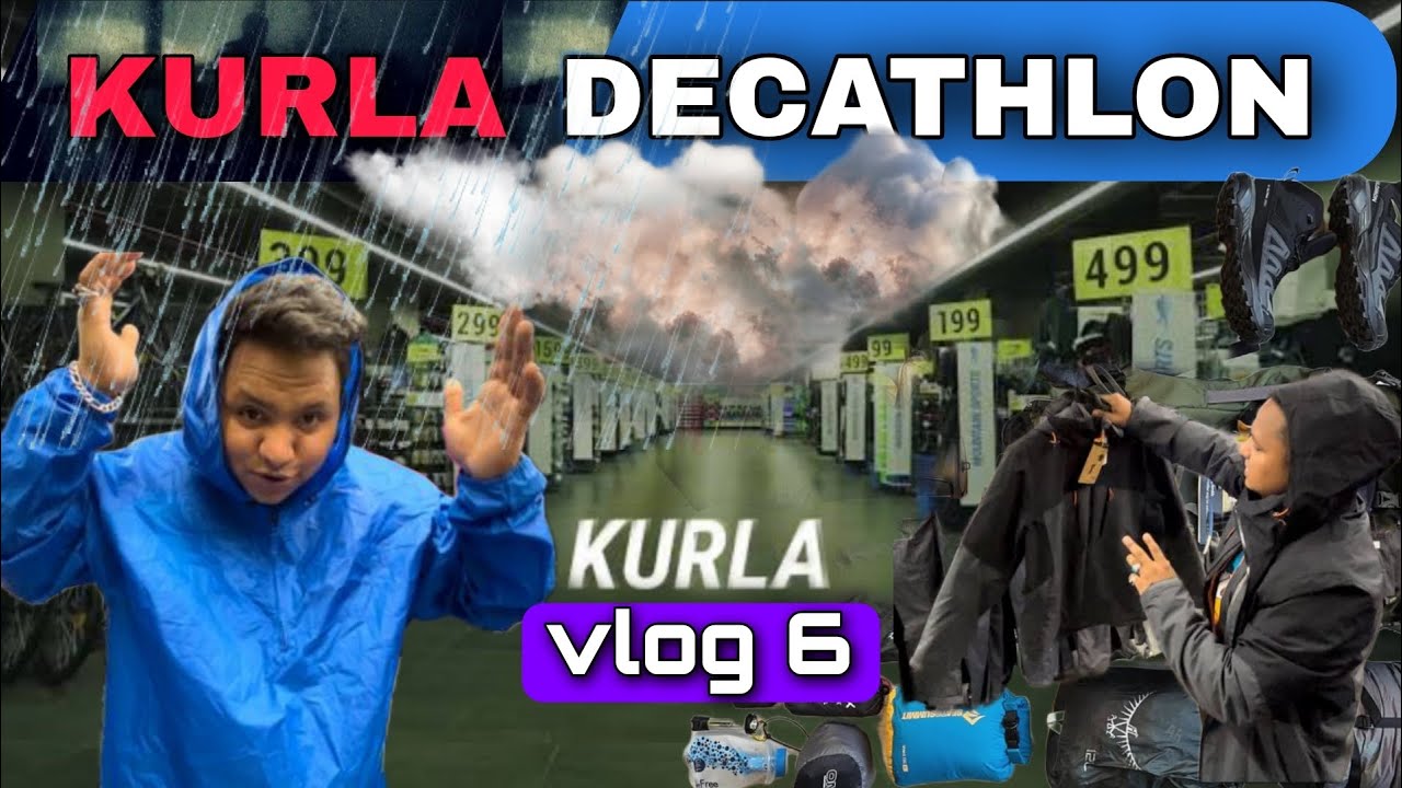 7 Best Raincoats/Rain Jackets #kurla Decathlon, #vlog ￼ cheap price, good quality ￼