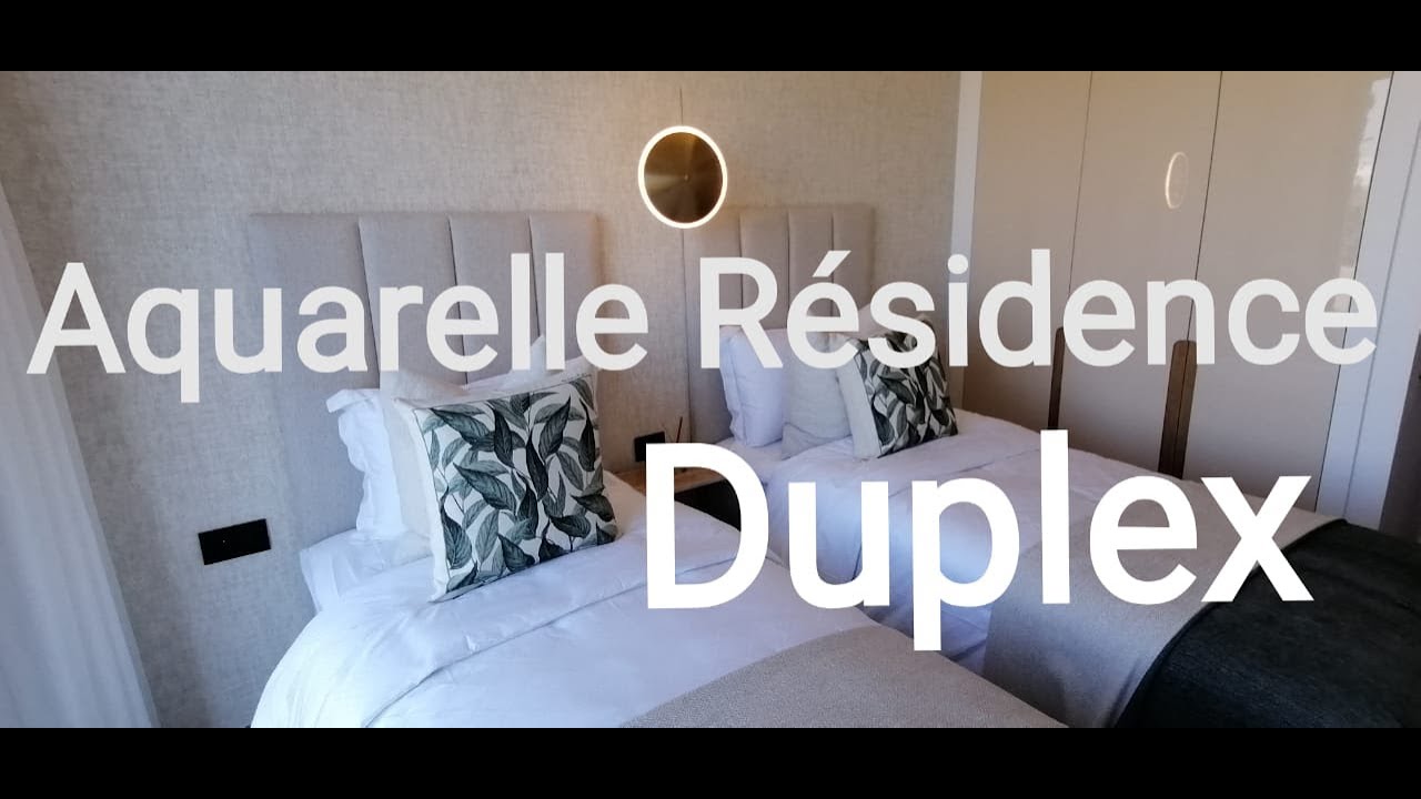 Résidence Aquarelle by Kettani Immobilier Appartement témoin Duplex  +212660563061