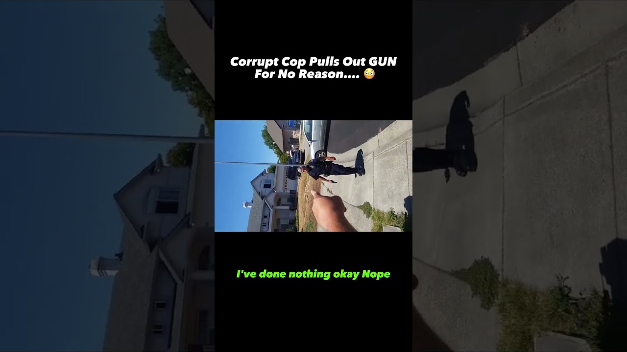 Corrupt Cop Tries Shooting Innocent Man 😱