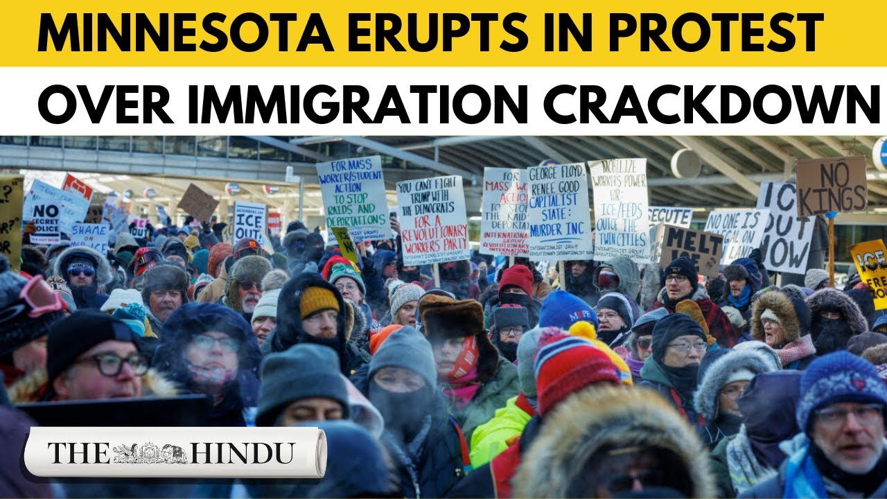 Mass protests erupt across Minnesota after fatal federal immigration agent shootings
