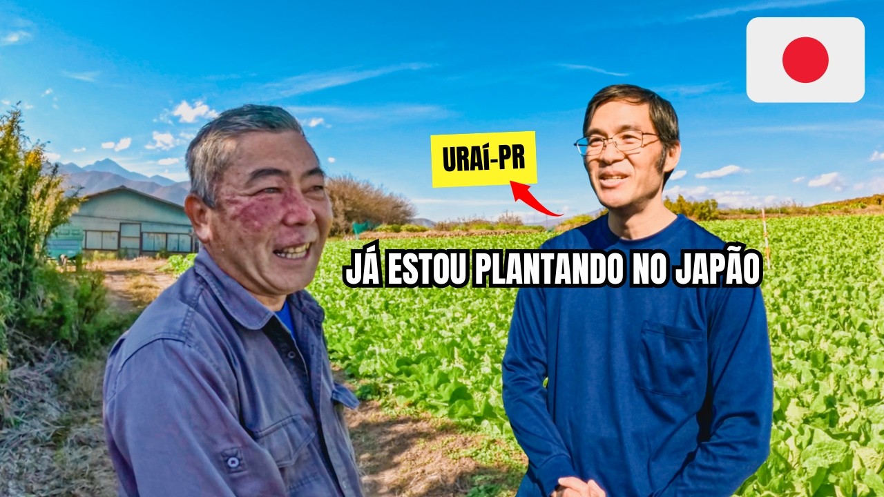 BRASILEIROS SE ENCONTRAM NA ROÇA NO JAPÃO