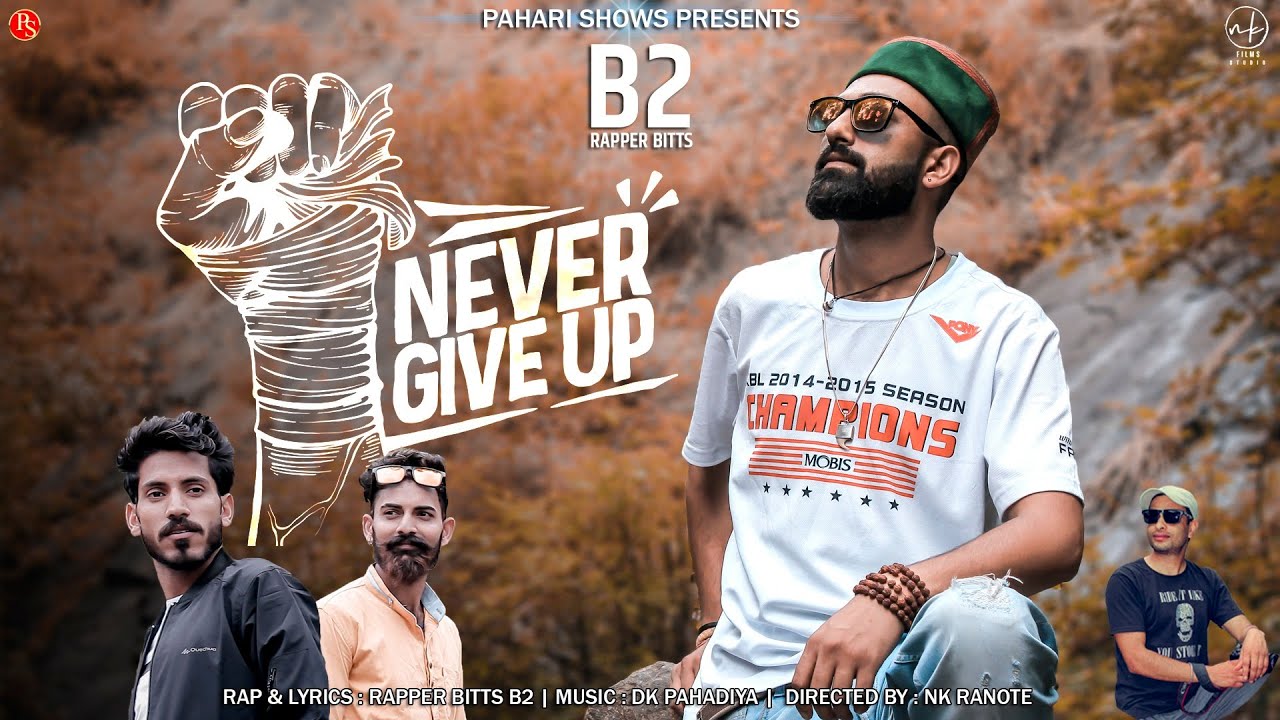 Never Give Up | Hindi Motivational Rap Song 2023 | Rapper Bitts @MUSICTIFFIN-x3k