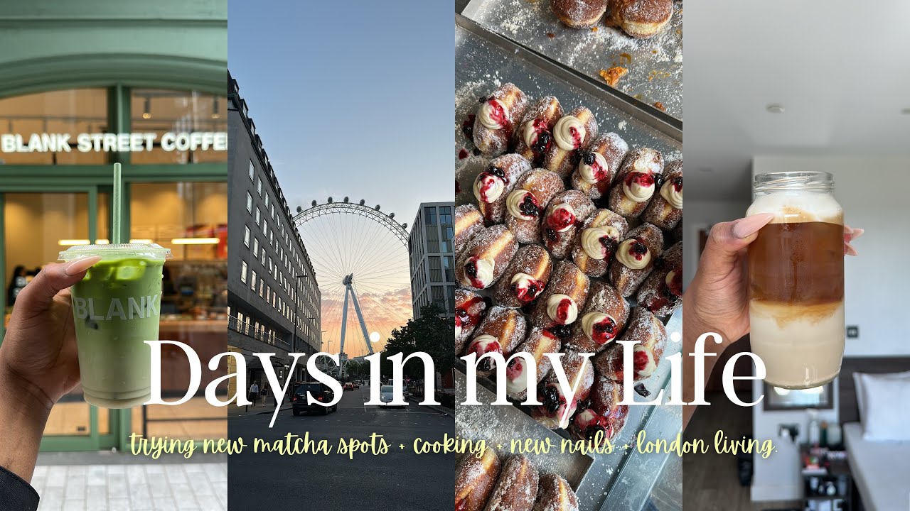 VLOG: NEW NAILS | JUICING ORANGES + CLEMENTINES | DAYS IN MY LIFE | MY BRIEF LONDON EYE EXPERIENCE.