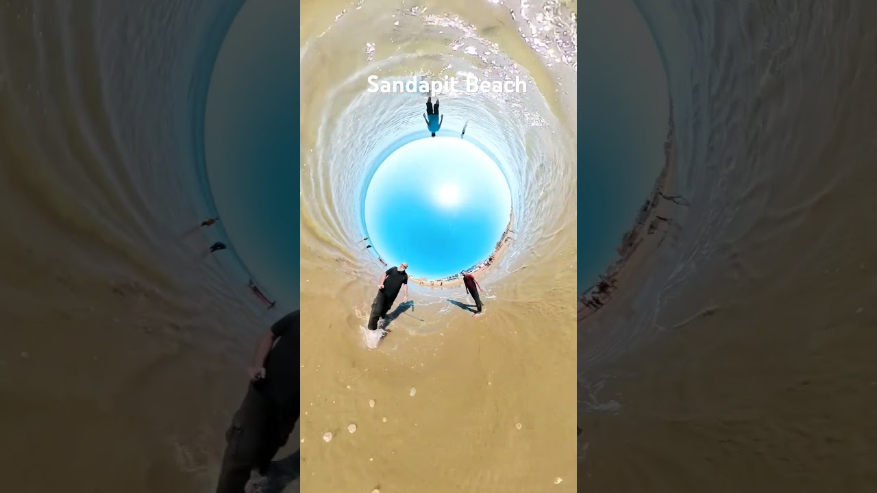 Sandspit beach..... #travel #lifeasitshouldbeenjoyed #insta360_official