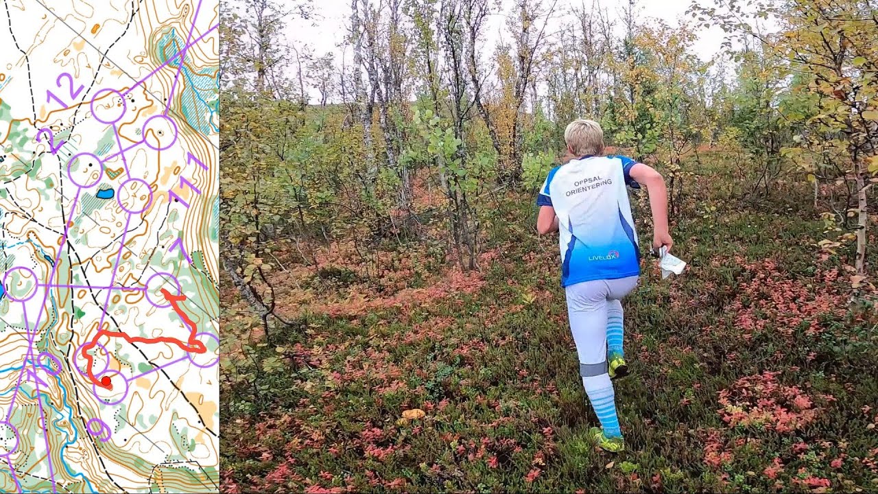 Headcam Orienteering: Ramfjordmoen, Tromsø