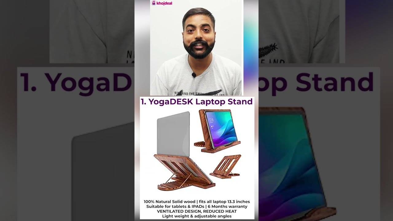 @Khojdeal featured YogaDESK as best laptop stand 😍