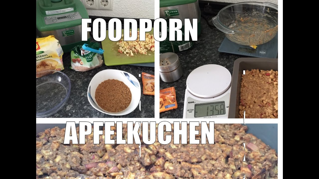 Foodporn-Apfelkuchen (Vegan)