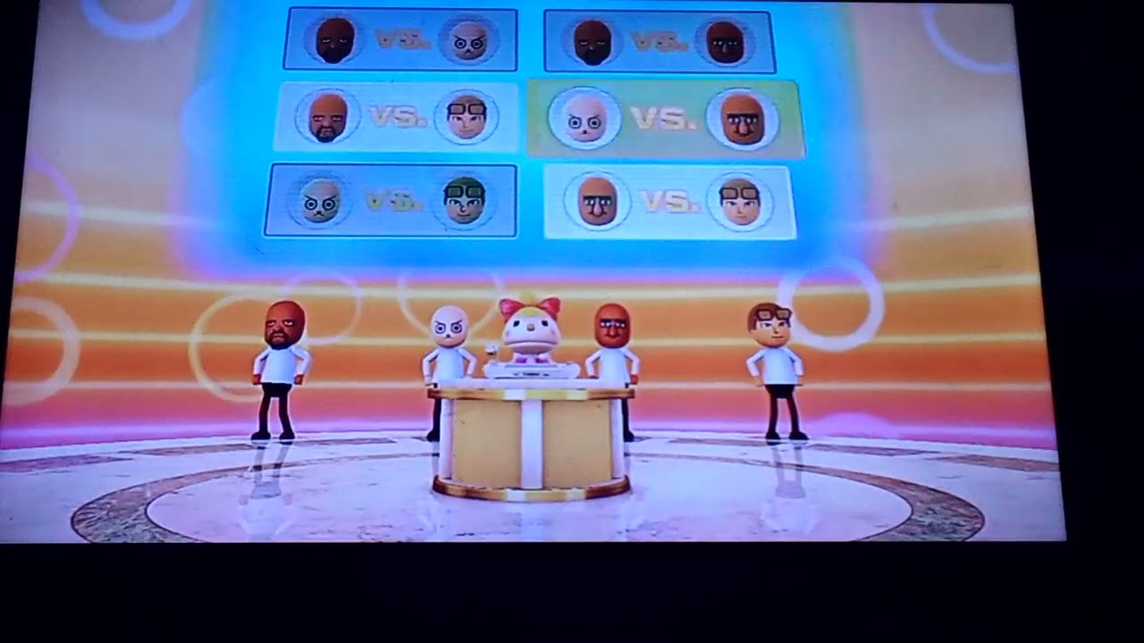 Wii Party U Tabletop Tournament Matt vs Combo Panda vs Villager vs AwesomeGamerLand (Master CPUs)