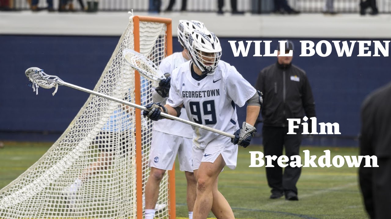 #1 Defender Will Bowen: Lacrosse Film Breakdown