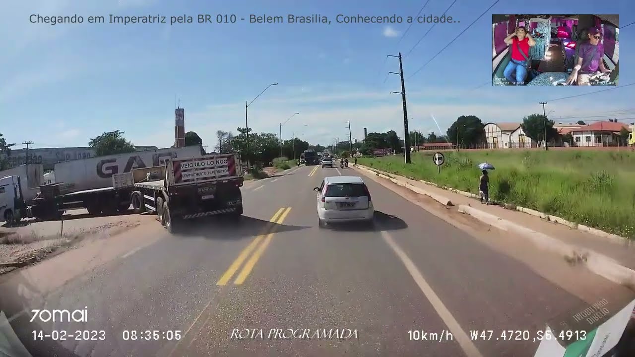 BR 010 - Bel&eacute;m Bras&iacute;lia, Chegando em Imperatriz e conhecendo o centro da cidade e o Rio Tocantins.