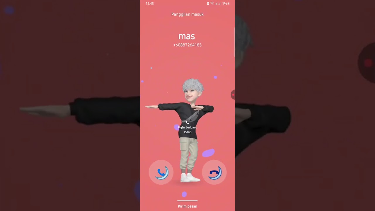 ingcoming call galaxy a03