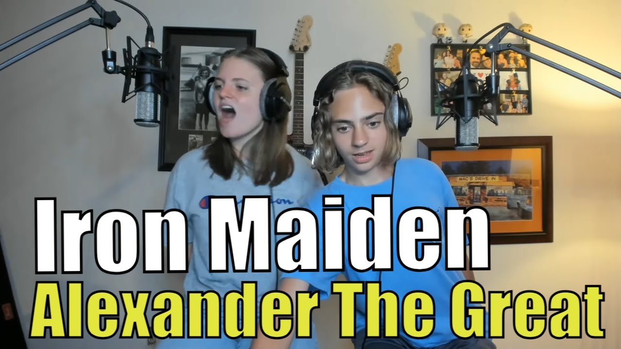 Teens Reaction - Iron Maiden | Alexander The Great