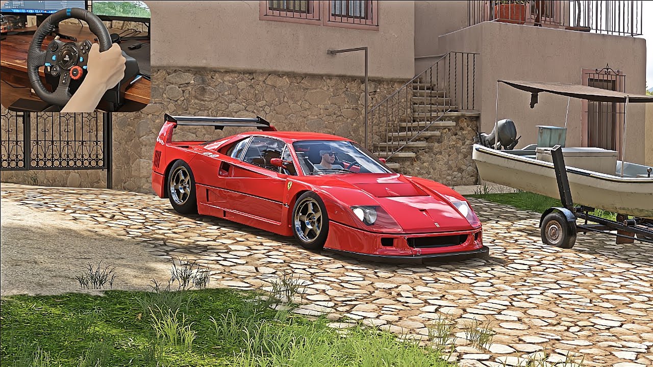 700HP Ferrari F40 - Forza Horizon 5 - Logitech G29 Steering Wheel