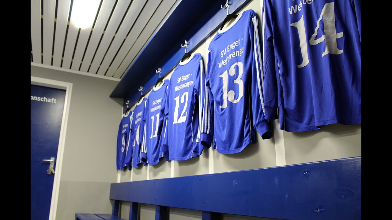 Ein Blick in die Kabinen des SV Enger-Westerenger